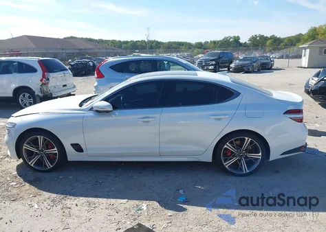 2025 Genesis G70 3.3T Awd Sport Advanced из США, поврежденный, VIN KMTG54SE3SU148348